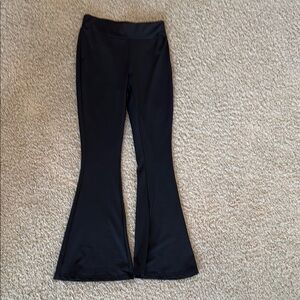 SHEIN Black Flared Leggings